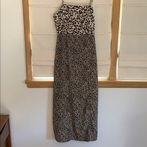 Cheetah print maxi